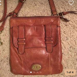 Vintage Fossil Leather Crossbody