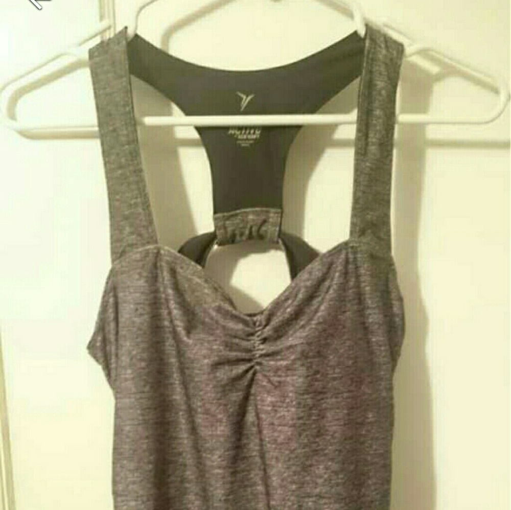 Active tank top open back