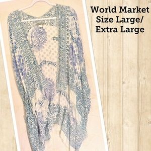 World Market Cardigan, Size Large/Extra Large
