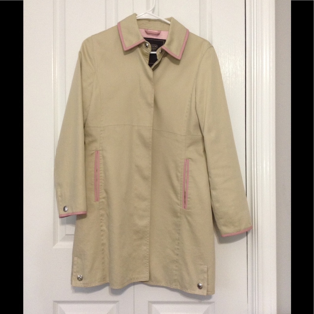 Coach Beige Spring Walking Jacket
