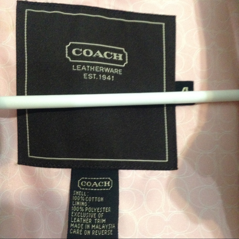 Coach Beige Spring Walking Jacket - Picture 3 of 4