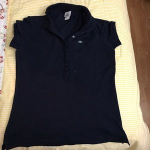 Lacoste navy blue classic polo