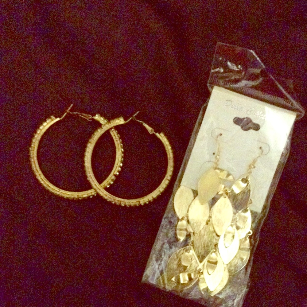 NEW! Two Pair Of Beautiful Earrings!