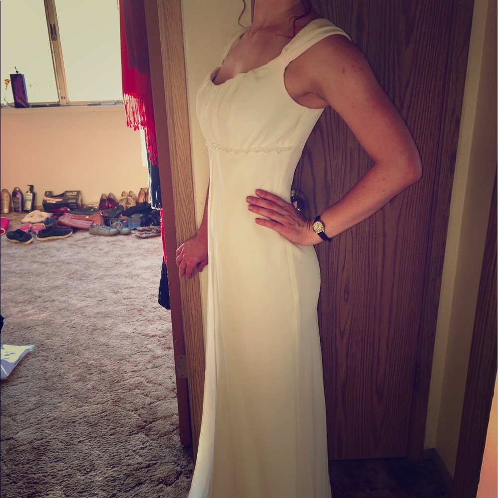 Vintage White prom dress