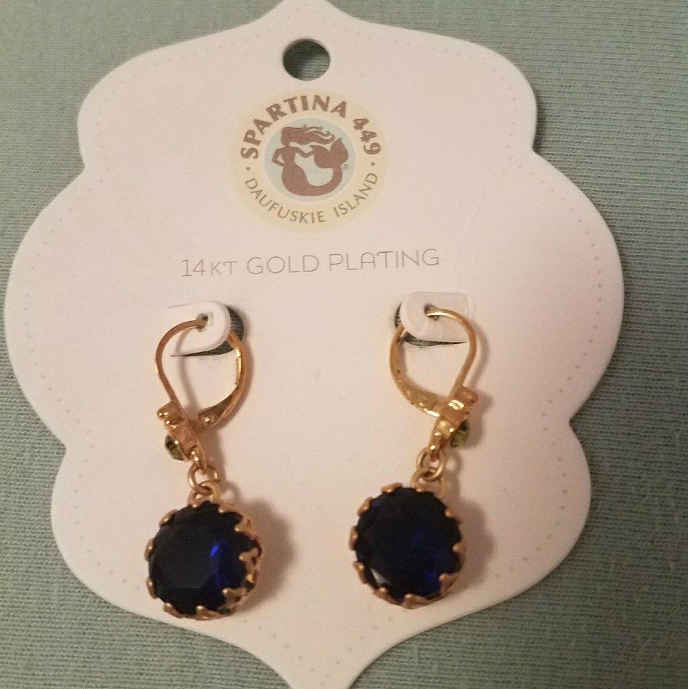 Spartina 449 Vintage-Style Gold Bauble Earrings