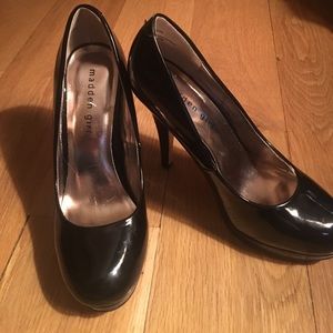 Madden Girl Size 7 Platform Heels patent leather