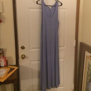 Gap maxi dress - blue & white stripes