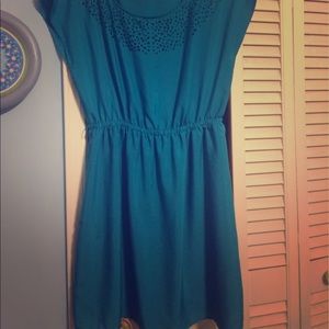 ‼️⏰SALE‼️Blue blousey mini dress