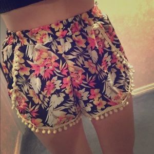 Hawaiian design shorts