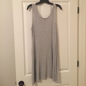 Striped swing dress