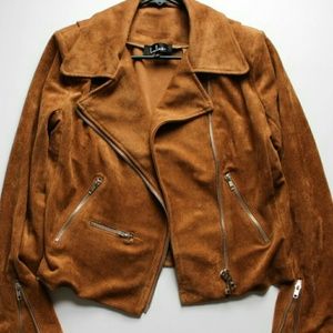 Lulus Suede Motto Jacket  (large)