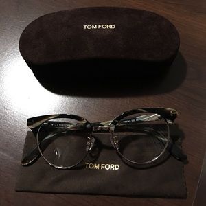 Authentic Tom Ford Brown Cat Eye Eyeglasses