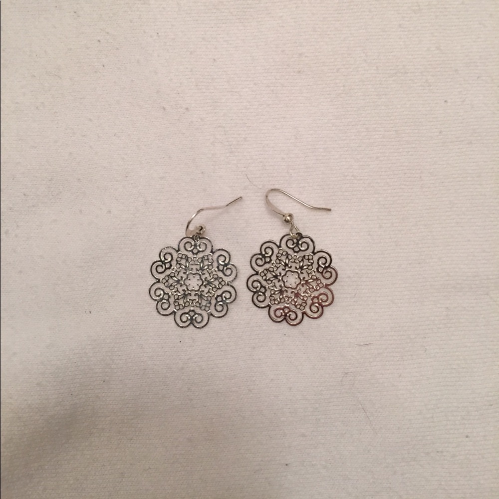 Lou Lou silver detailed earrings