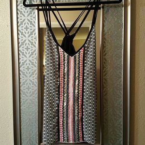 Express sequin strappy tank - New with tags