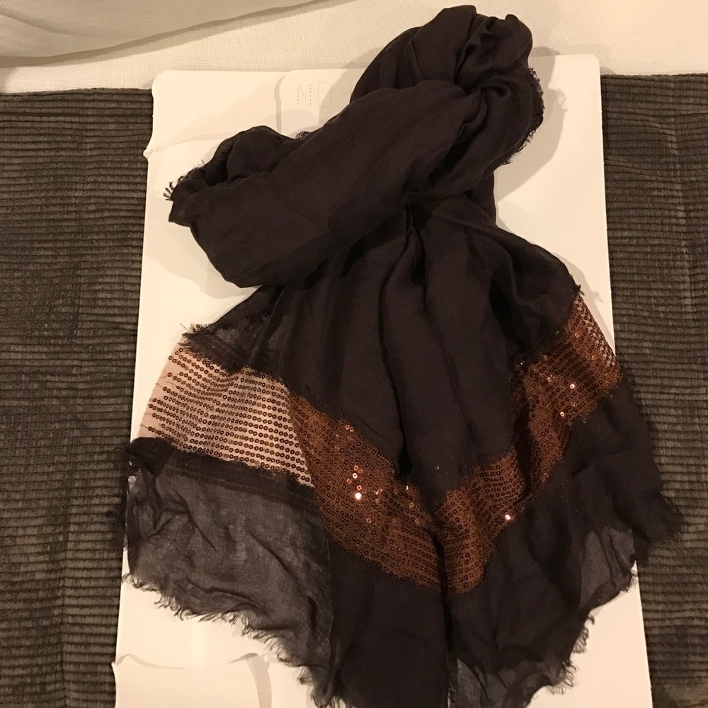 NWT East Cloud scarf/ wrap- brown/copper