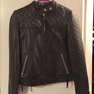 NWOT! Never worn! 100% Genuine Leather Jacket!