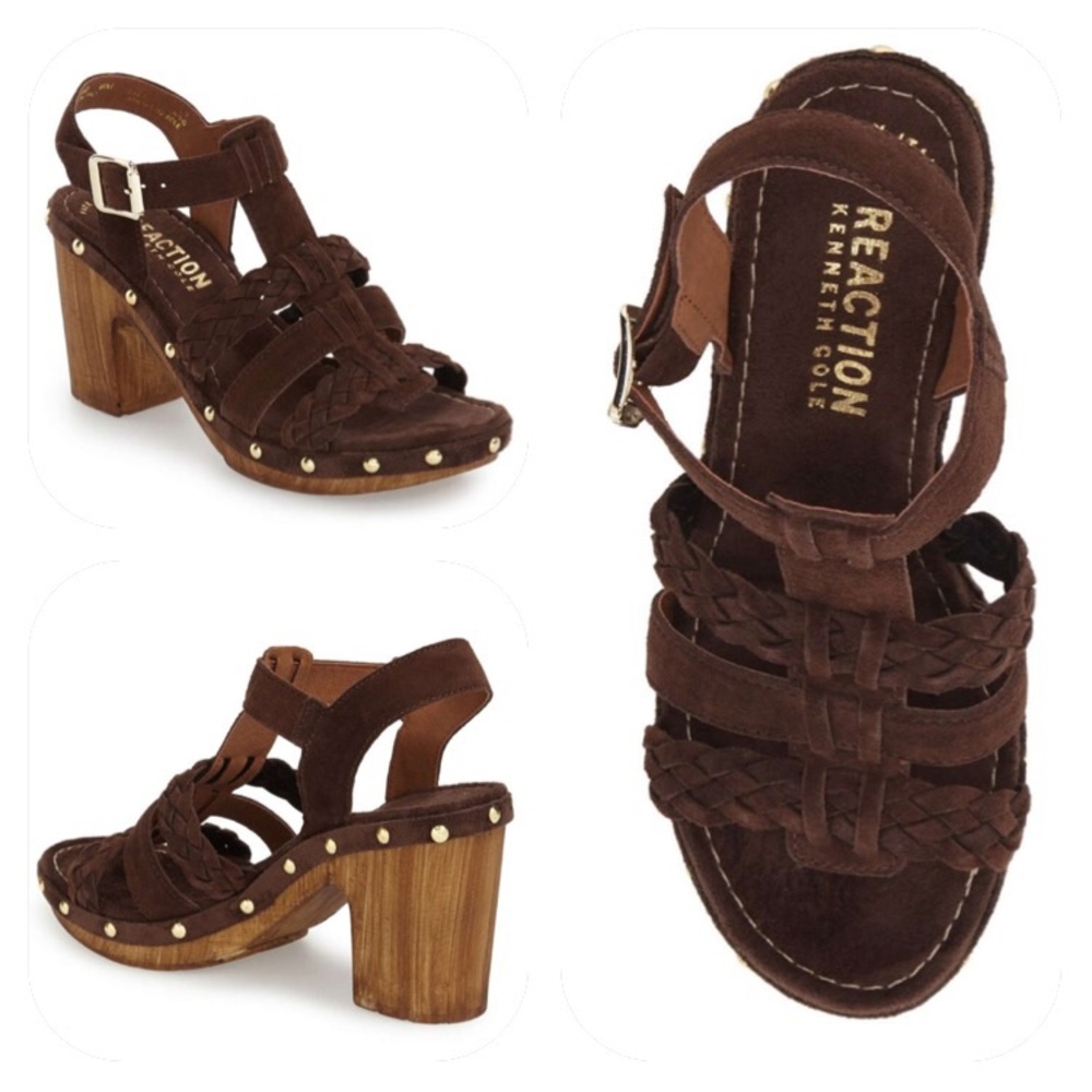 NIB Reaction Kenneth Cole Platform Sandals