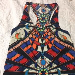 Tribal pattern tank XS