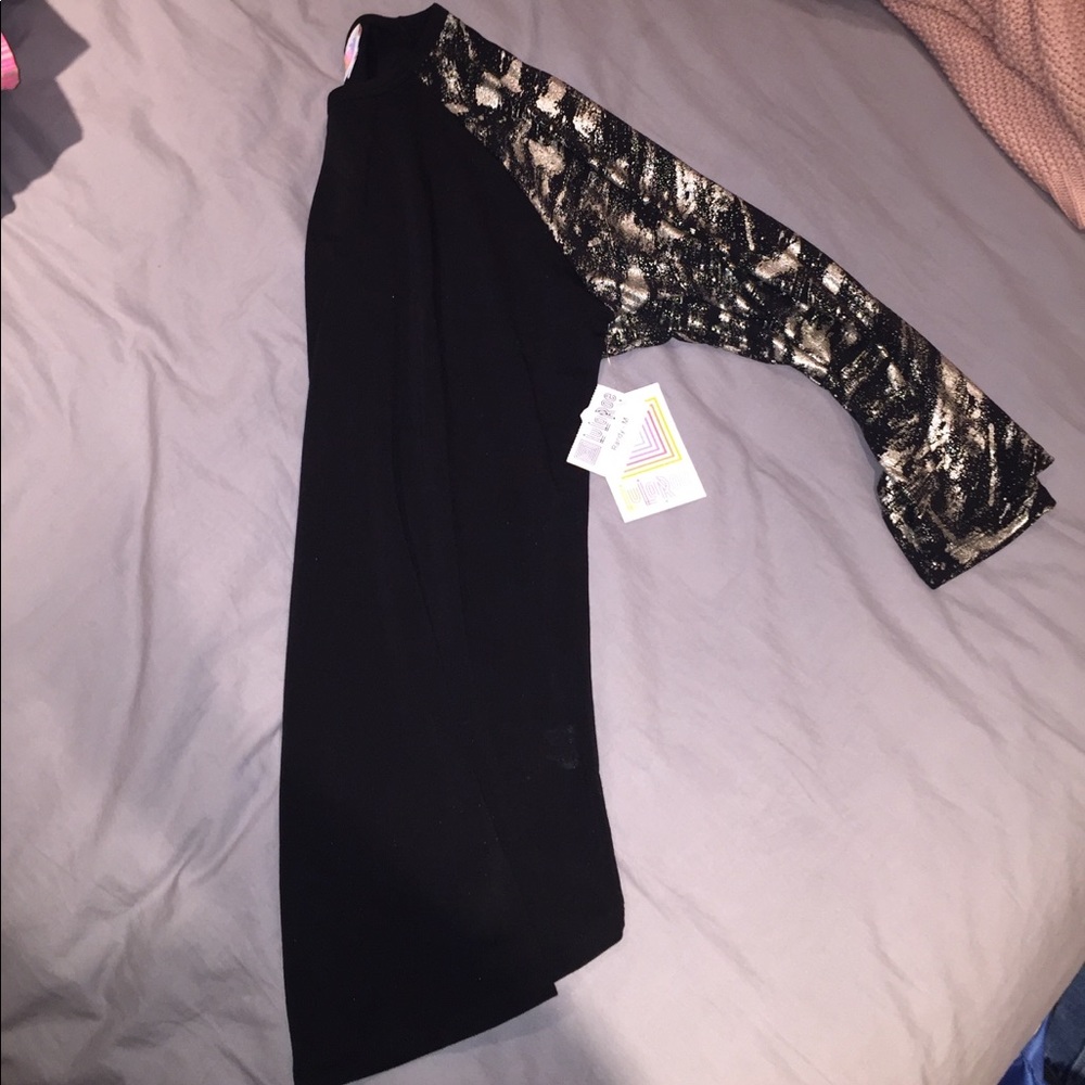 LuLaRoe Black and Silver Randy