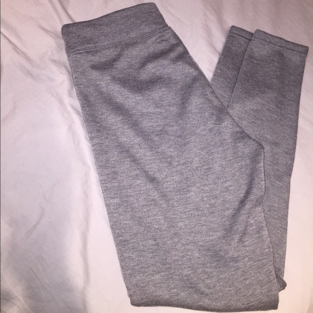 Fleece Lined Gray Leggings
