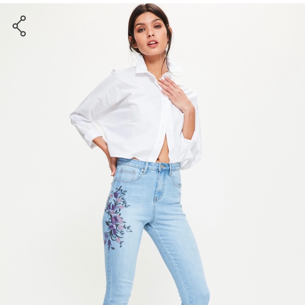 MISSGUIDED SIZE 6US SINNER JEANS ❤️