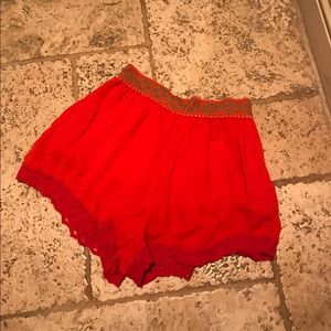 Free people festival hippy chic shorts