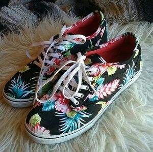 Floral vans