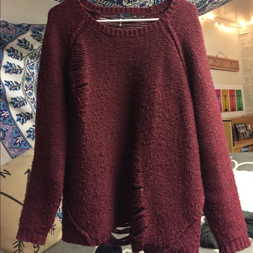 Urban Outfiters Distressed Sweater