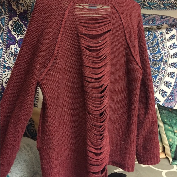 Urban Outfiters Distressed Sweater - Picture 2 of 2