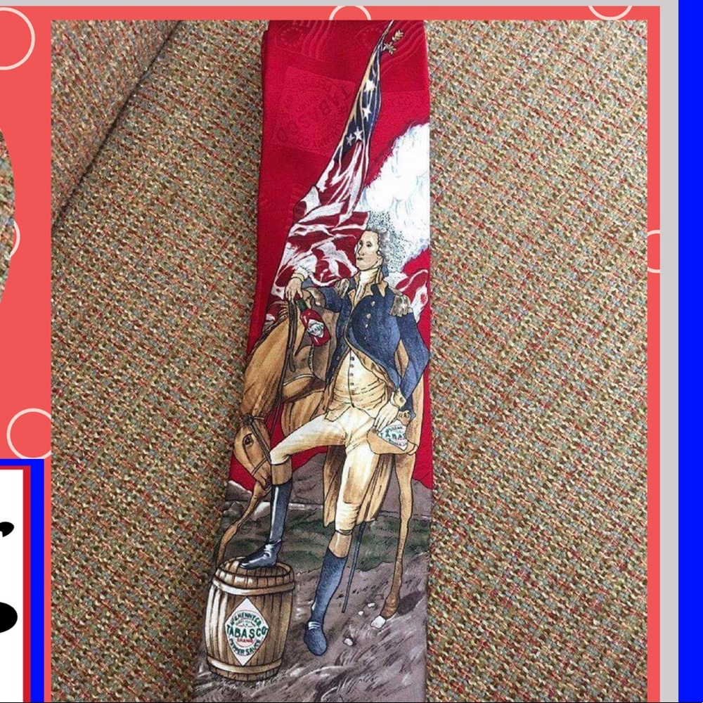 GENUINE 100% PURE SILK TABASCO TIE