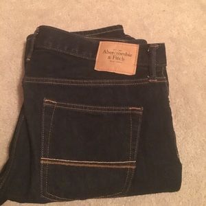 Abercrombie & Fitch slim straight dark wash jeans