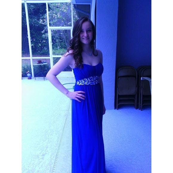 Royal blue prom dress - Picture 1 of 3