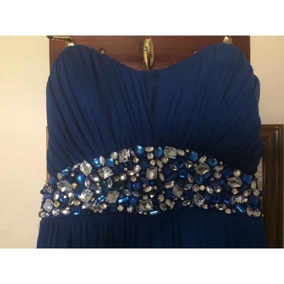 Royal blue prom dress - Picture 2 of 3