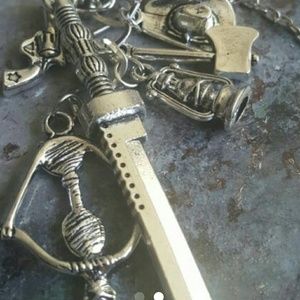 Walking Dead inspired sword Necklace