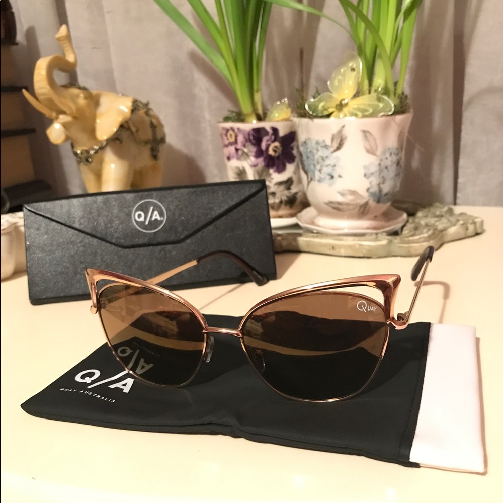 Authentic Quay Australia Lana Cat Eye Sunglasses
