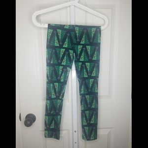 LuLaRoe tween Christmas leggings