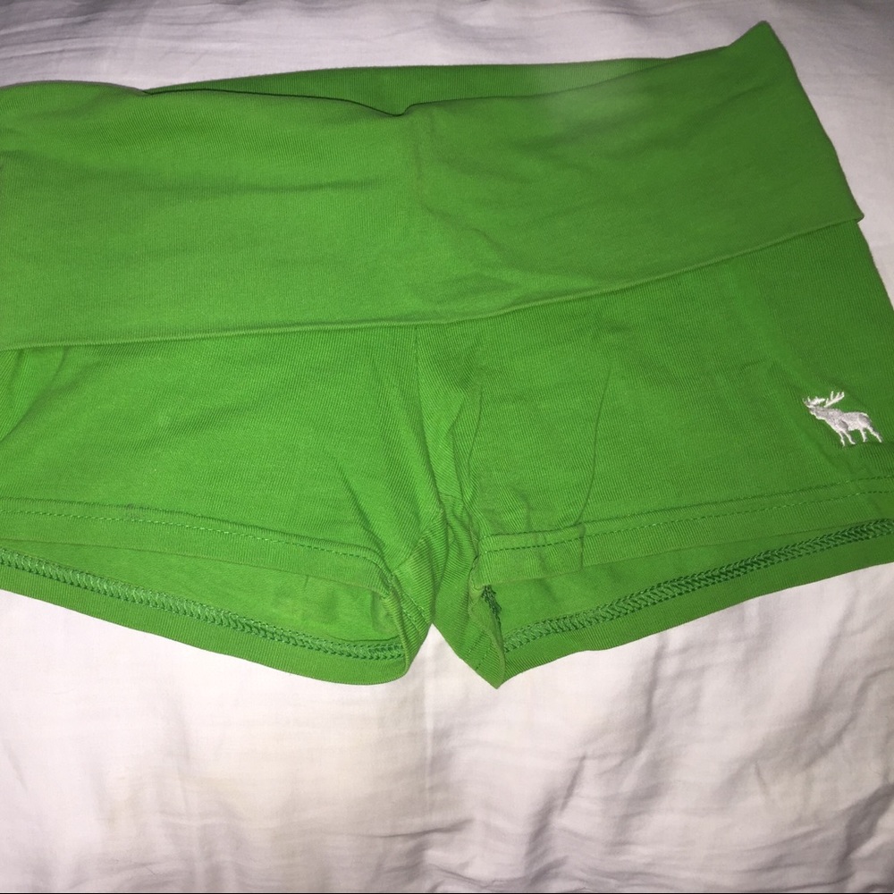 Abercrombie kids fold-over yoga shorts