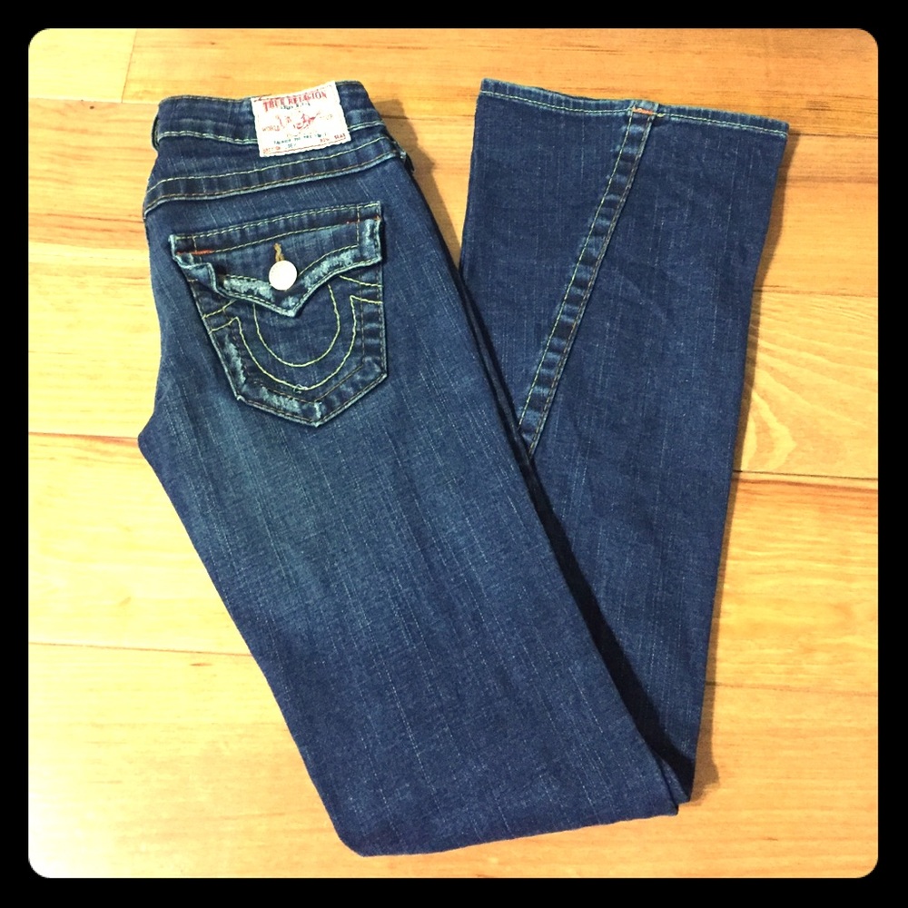 True Religion Joey Flare Jeans Size 25