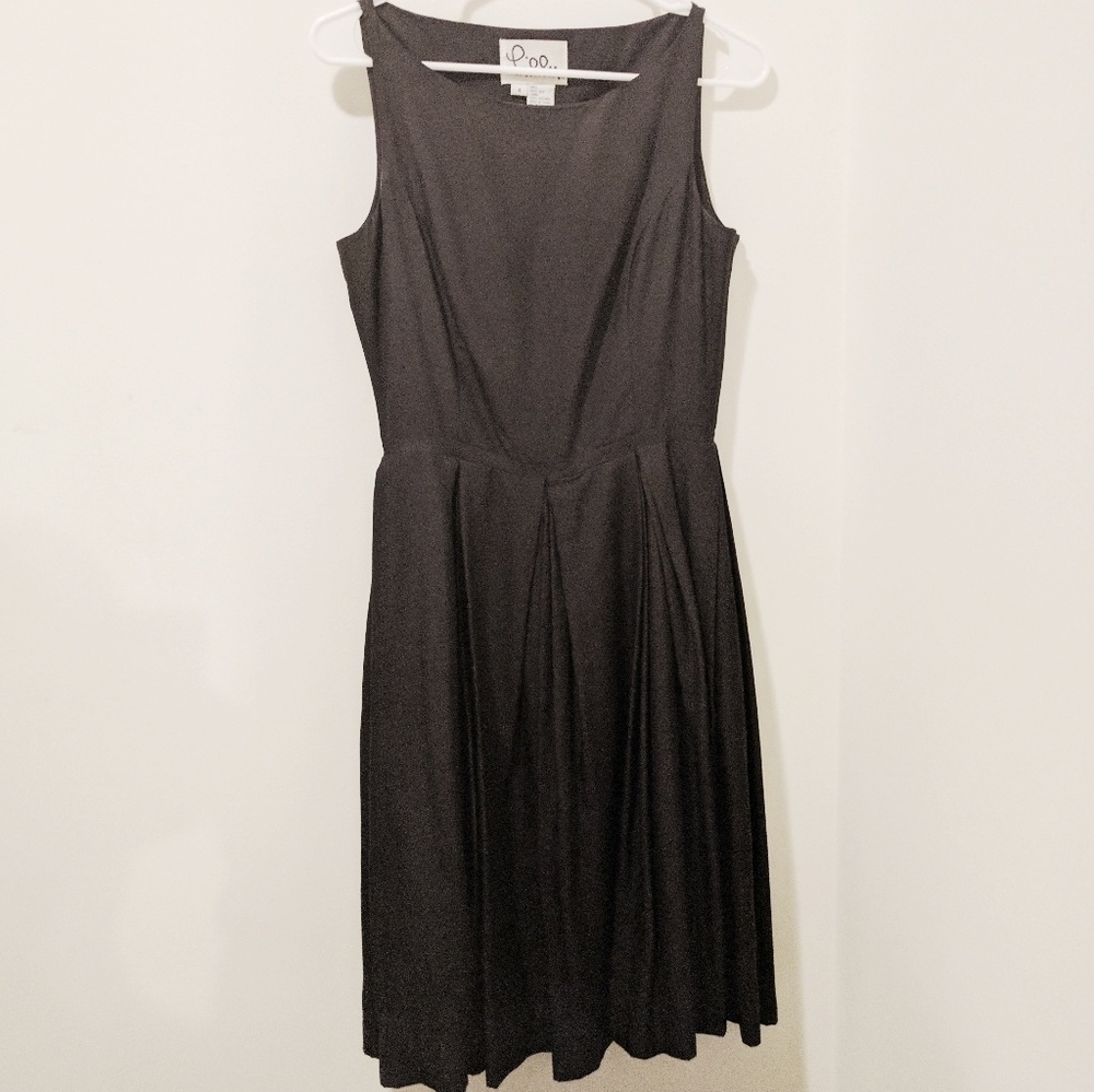 Vintage Lilly Pulitzer Black Boatneck Dress