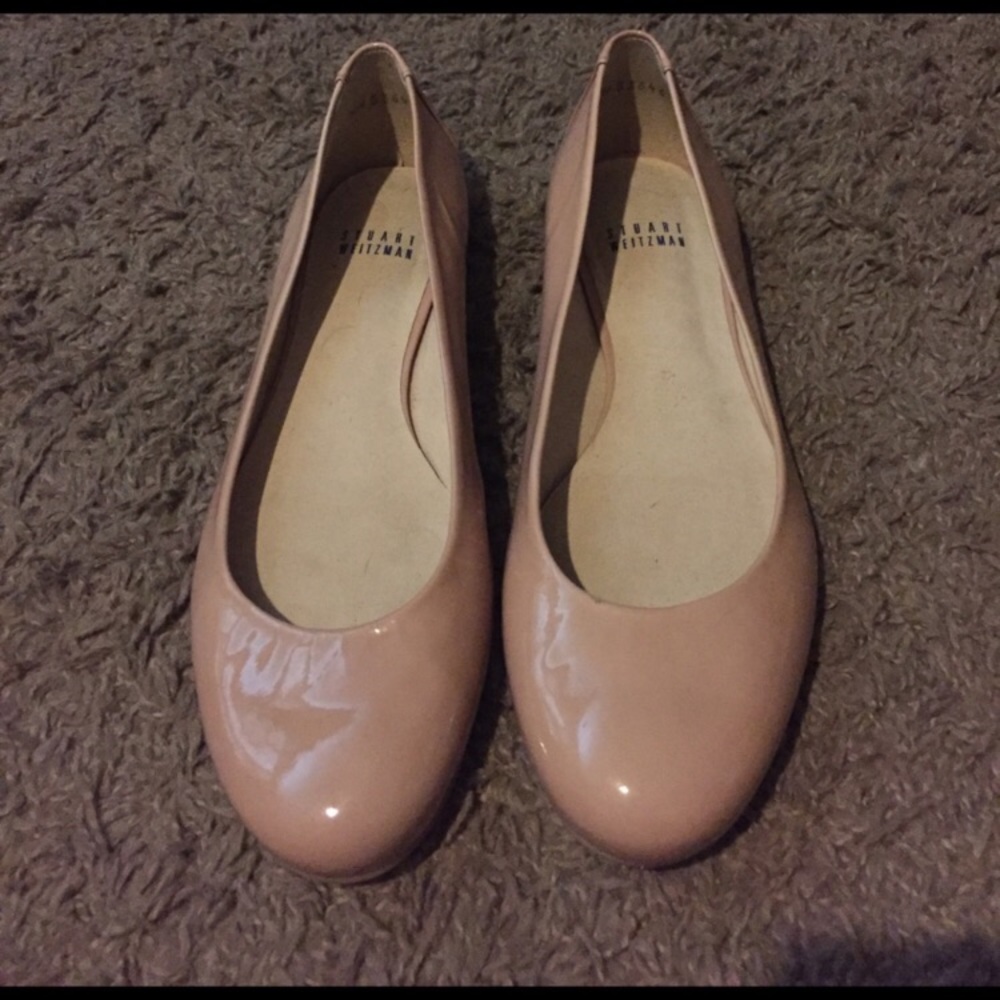 Stuart Weitzman Nude Flats