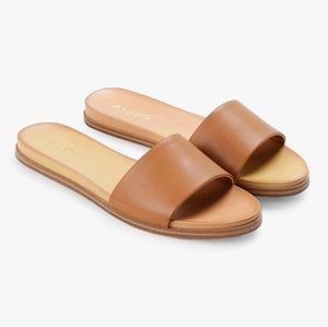 Aldo Slide Leather Sandals