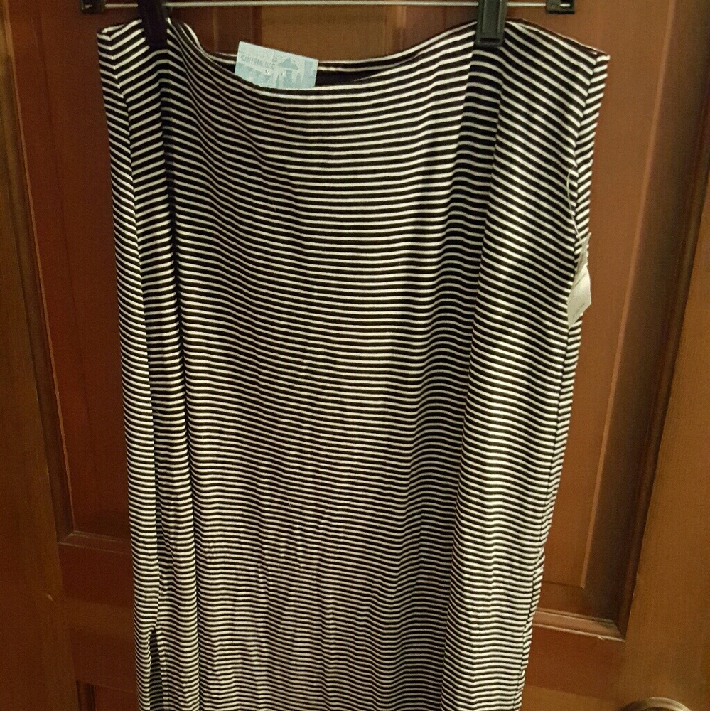 NWT Striped Maxi skirt