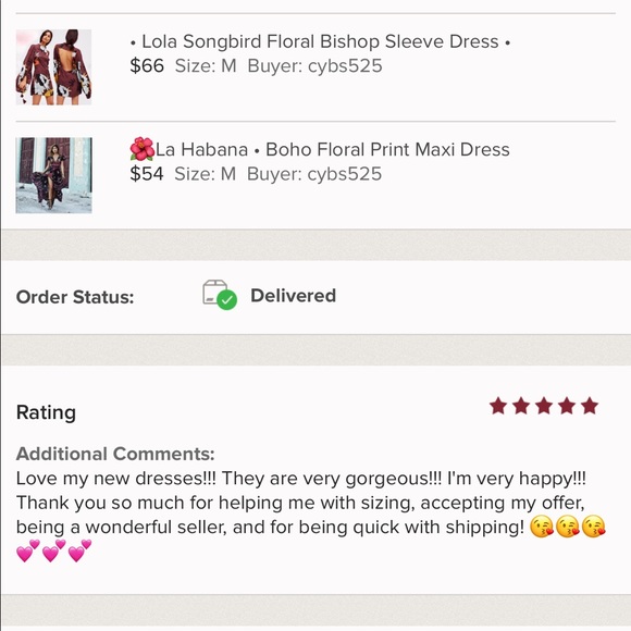 💥Last one!💥 Lola Songbird Bell Sleeve Dress - Picture 8 of 8