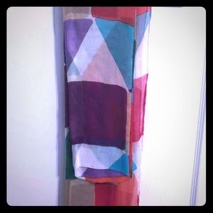 Kate spade colorful scarf