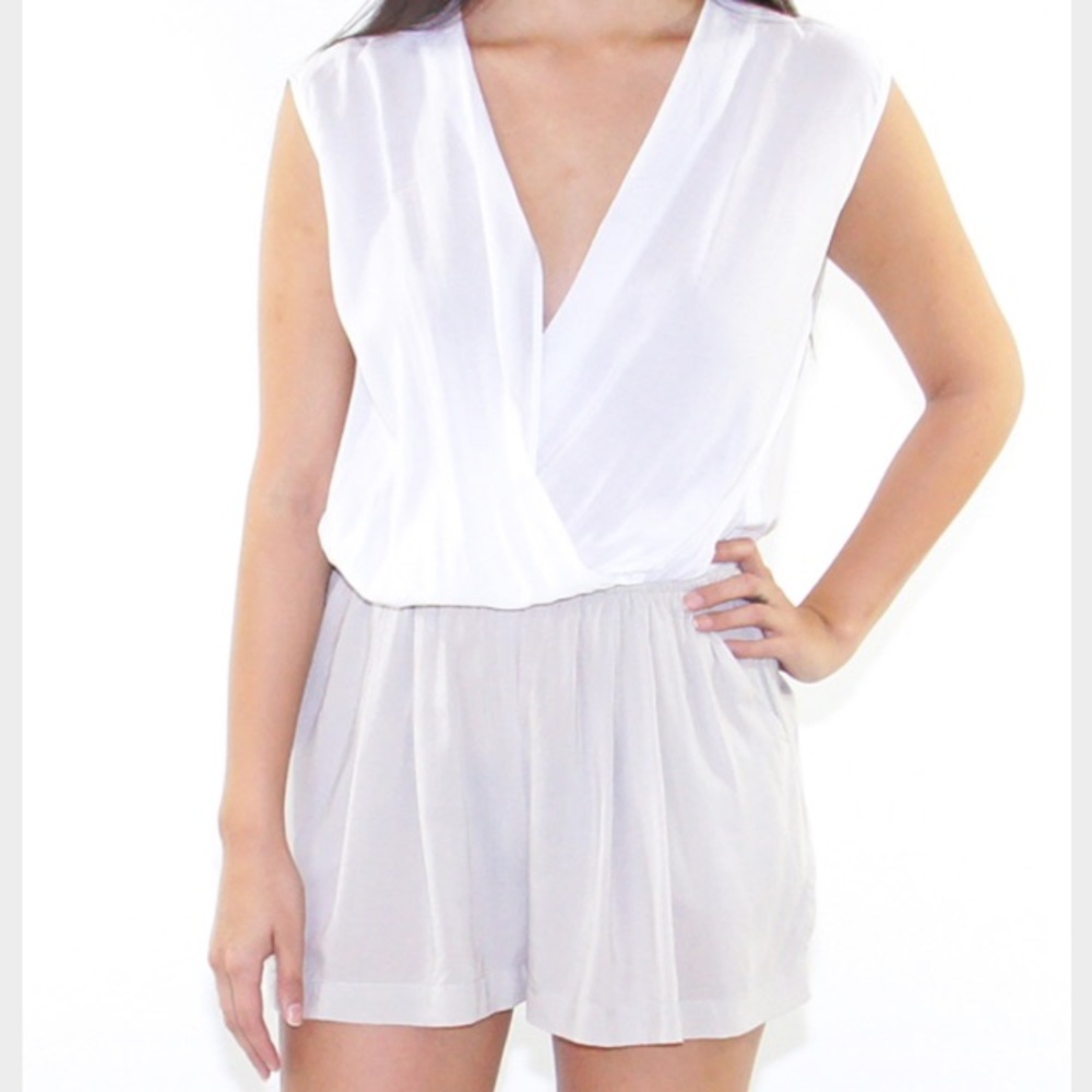 Bcbg Color Block Two Tone Romper Size Small - image 1