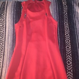 Angle red dress