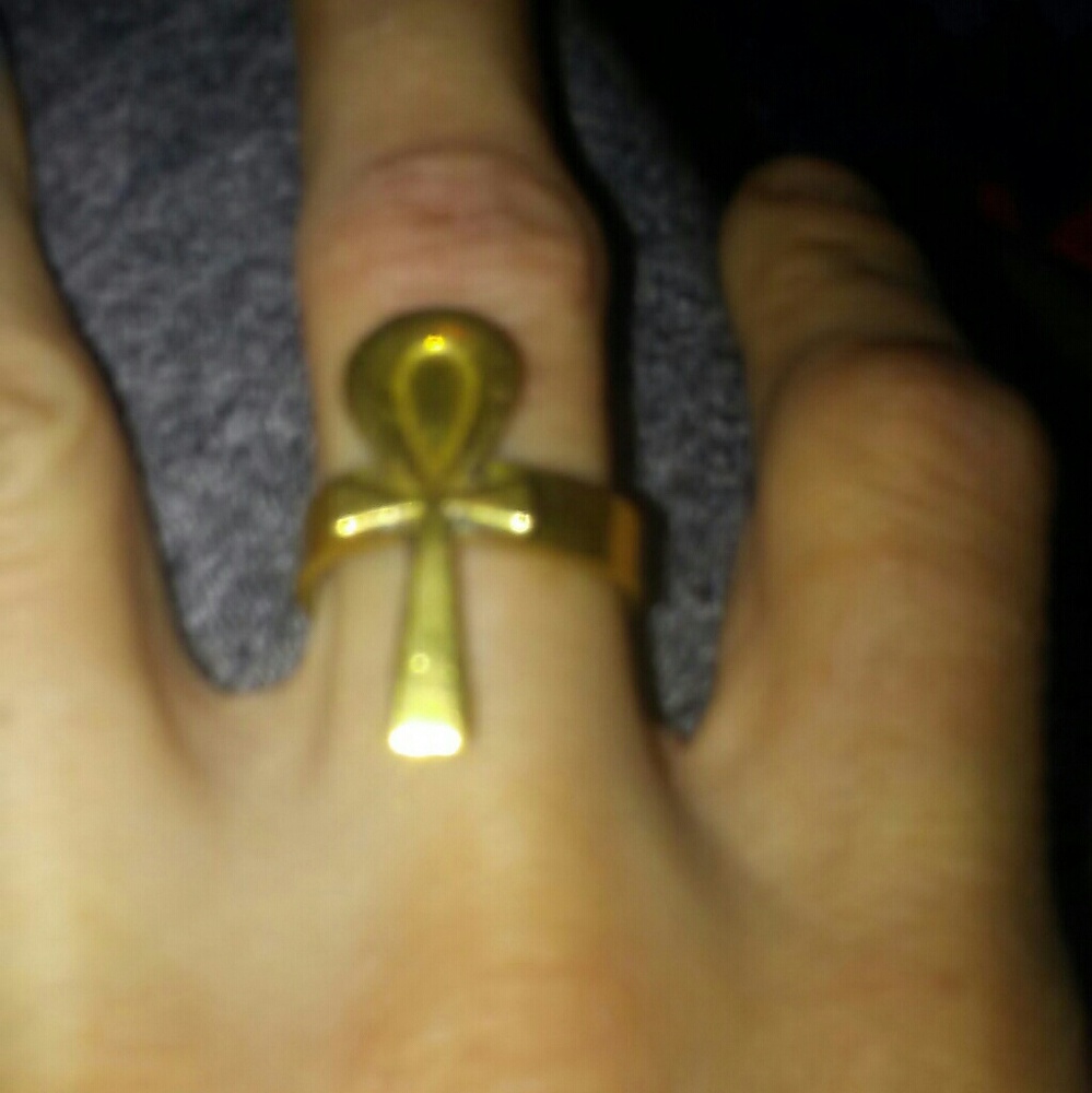 Ankh adjustable ring