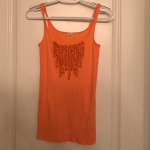 J Crew Tank with Fun Ruffle Detailing
