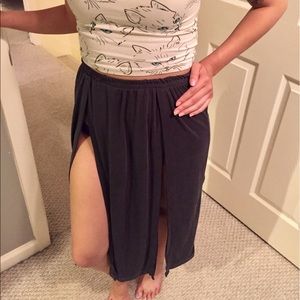 Nasty Gal double slit skirt