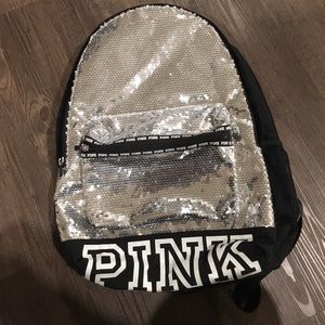 PINK Victoria Secret sparkles backpack